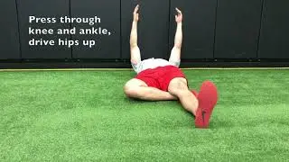 Hip Bridge - SL Figure 4 Horizontal