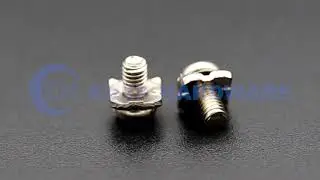 Terminal Screws Nickel Plated Electrical Connector Block Bolts Integrated Washers Square Assembly Fo