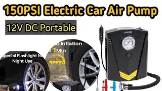 UN1QUE Digital Tyre Inflator for car, 150PSI Electric Car Air Pump review
