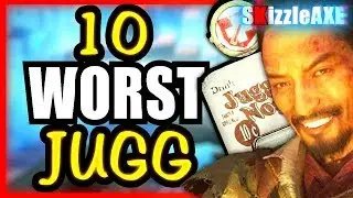 10 WORST Juggernog Spots *trigger warning* 10 Worst Jugg Locations (COD Zombies, BO2, BO3 Zombies)