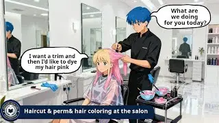 How to Speak English at a Hair Salon ⭐ Real Life Dialogues A1-A2
