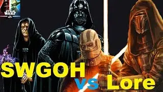 Best Sith Duo? - SWGOH vs Lore