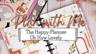 Plan with Me | The Happy Planner - Oh How Lovely Be Happy Box | Classic Catch All