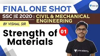7:00 PM - SSC JE 2020-21 | Final one shot - Strength of Materials by Vishal Sharma | Day-1