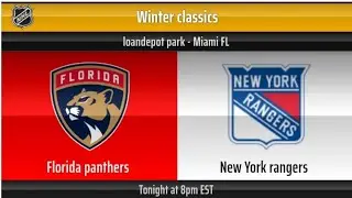 Winter classics featuring Florida Panthers versus New York  - Live via OneStream Live #onestreamlive