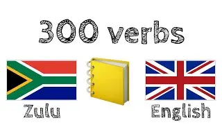 300 verbs + Reading and listening: - Zulu + English - (native speaker)