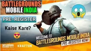 BATTLEGROUND MOBILE INDIA Pre Registration⚡⚡⚡ #shorts #ytshorts #youtubeshorts