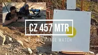 CZ 457 MTR with SK Long Range Match at 350m