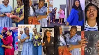 Ruby Orjiokor shares her white wedding invitation to her colleagues Destiny Etiko Ekene Umenwa react