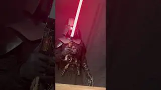 Starkiller unboxing his lightsaber #starkiller #lightsaber #unboxing #starwars #neopixel #cosplayer