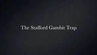 Stafford Gambit Trap Chess