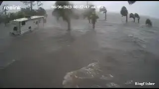Video shows Idalia storm surge devastating Steinhatchee