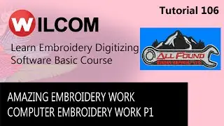 AMAZING EMBROIDERY WORK / COMPUTER EMBROIDERY WORK P1