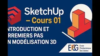 SketchUp &ndash; Cours 01 : Introduction et Premiers Pas en Mod&eacute;lisation 3D