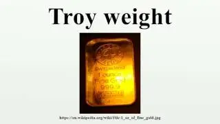 Troy weight