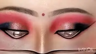 Simple and Beautiful Eye Makeup On Silicon Eye Makeup Practice#eyes #eyemakeup #eyemakeuptutorial