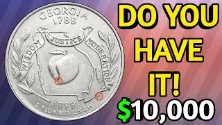 Super Rare 1999-P Georgia Quarter Error Worth $10,000 &ndash; Rare Coin You Need to Know About!