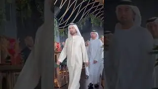 Sheikh Hamdan Fazza King Sheikh Mohammed lunch at restaurant #fazza #faz3 #sheikhhamdan #shorts #dxb