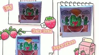 Diy gift idea🌵🌷#viral #trending #cutepapercraft #diy #amazingpapercraft #paperideas #craft #gift
