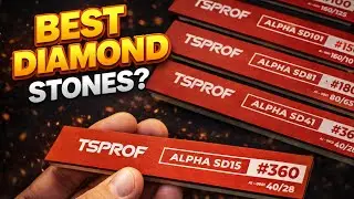 🔥DIAMOND SHARPENING POWER!🔥 TsProf Alpha  Stones-Are These The Best Sharpening Stones Ever❓