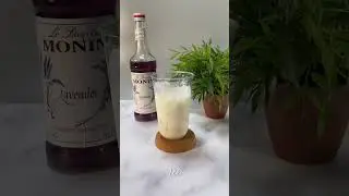 When lavender meets coffee bliss #monin #lavender