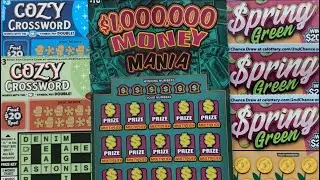 $1,000,000 Money Mania!! Spring Green!! Cozy Crosswords!!
