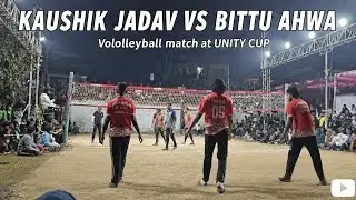 KAUSHIK JADAV VS BITTU AHWA VOLLEYBALL MATCH AT UNITY CUP 2026 VALSAD SET-1 #VOLLEYBALL 