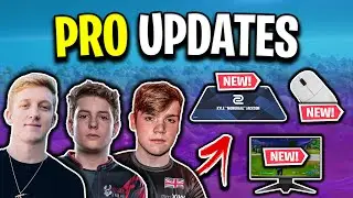 *NEW* Fortnite Pro Updates! (Tfue Mouse, Mongraal Custom MousePad & Clix 240Hz Monitor)