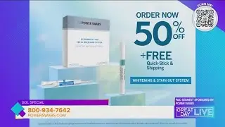 Get whiter teeth from Power Swabs