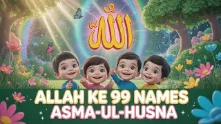 99 Names of Allah | Asma ul Husna Rhyme for Kids | Islamic Learning Song @AllahKiQudrat 