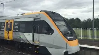 Queensland Rail NGR 702 Test Train Arriving and Departing Thagoona Station