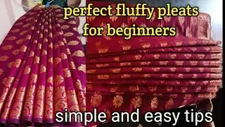 Perfect fluffy pleats for beginners simple and easy tips 