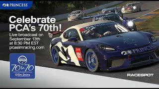 PCA Sim Racing - 70 for 70 Special Event