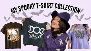 My Witchy/Halloween T Shirt Collection! 🎃 | That Salem Girl