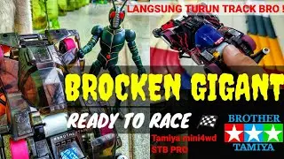 BROCKEN GIGANT RTR ( READY TO RACE ) ALA BROTHER #TAMIYA #mini4wd #stbpro Build - Siap BALAP TAMIYA
