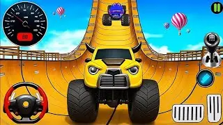Monster Truck Mega Ramp Impossible Driver - Mega Ramp Car Stunt Master Simulator -Android Gameplay