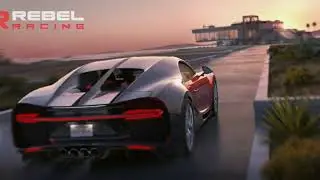 Rebel racing. Climbing ladder and putting boss into wall. Racing game cars