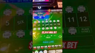 $3,500 MAX BET! Can We Make Profit On Bubble Craps?! #casino #crazybetting #gambling  #maxbet