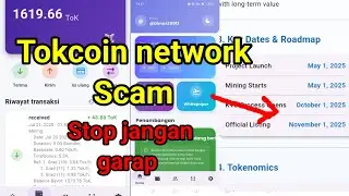TOKCOIN NETWORK SCAM‼️ STOP GARAB SEBELUM MENYESAL