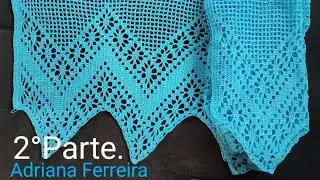 Barrado para colcha em croch&ecirc; ( 2&deg;parte)