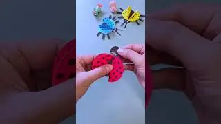 Haw To Make Easy Ladybug 🐞 | #diy #ladybug #ladybugart