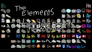 Periodic Table Elements Flag Animation