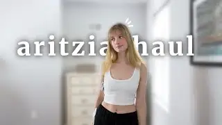 aritzia cliente sale fall 2023 haul and try on | more basics