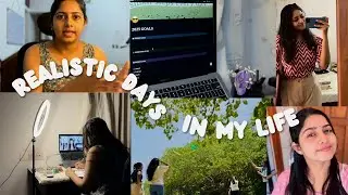 As a 24 year old marketing girlie and part time content creator | Realistic Vlog