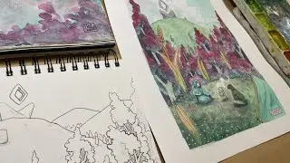 Redrawing Concept Art || Let&rsquo;s Talk Painting Process || Fantasy Art