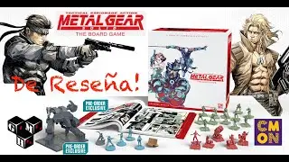 De Rese&ntilde;a! METAL GEAR SOLID Juego de mesa CMON