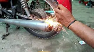 How to Repair Honda CD200 Roadmaster mufflers