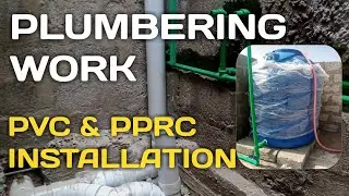 The Project Bhawani  | fitting PPRC  and PVC pipe | installation water tank | Plumbering work