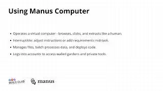 Manus Fundamentals Chapter 2 Module 1   Using the Manus Computer   Japanese