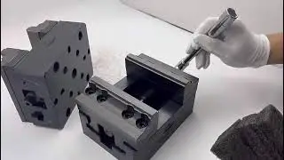 Lang compatible CNC self centering vise 0-120mm for 5 axis CNC machine